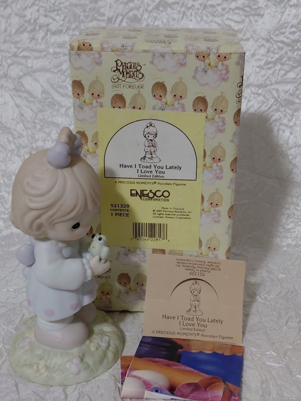 Precious Moments "Have I Toad You Lately I Love You" Limited Edition Figurine
